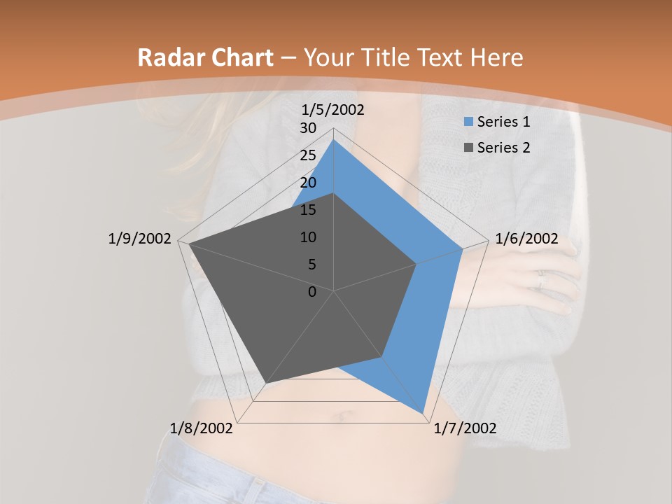 Sexy Smiling Pretty PowerPoint Template
