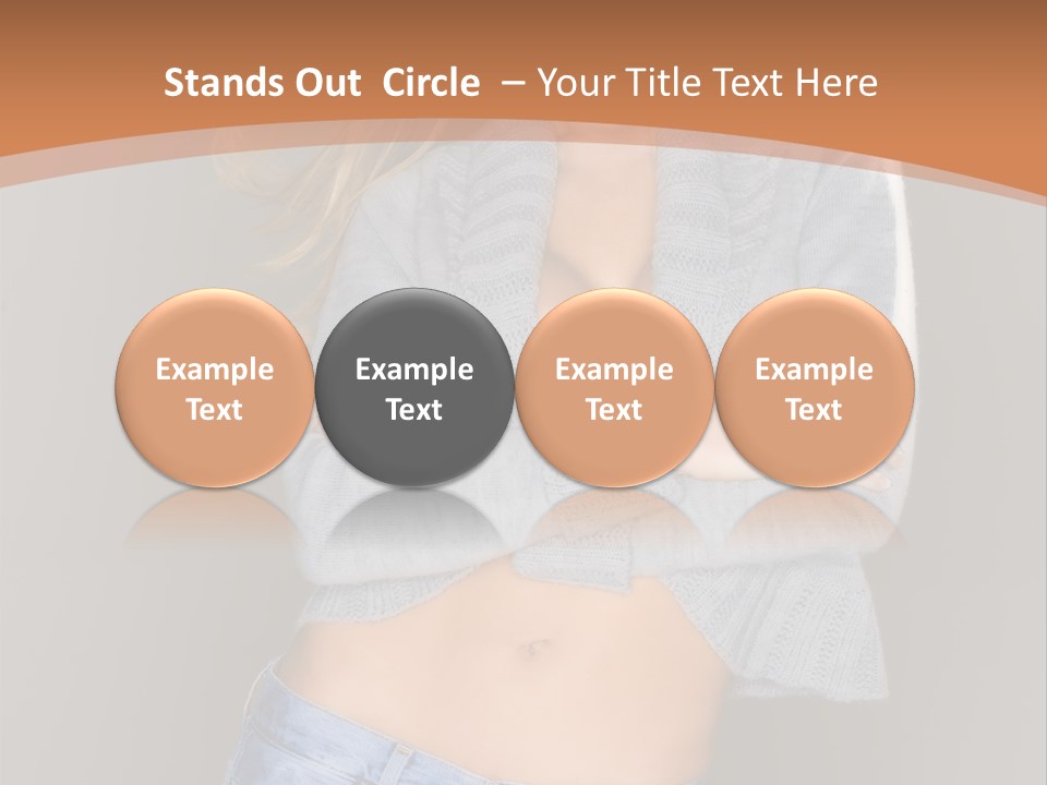 Sexy Smiling Pretty PowerPoint Template