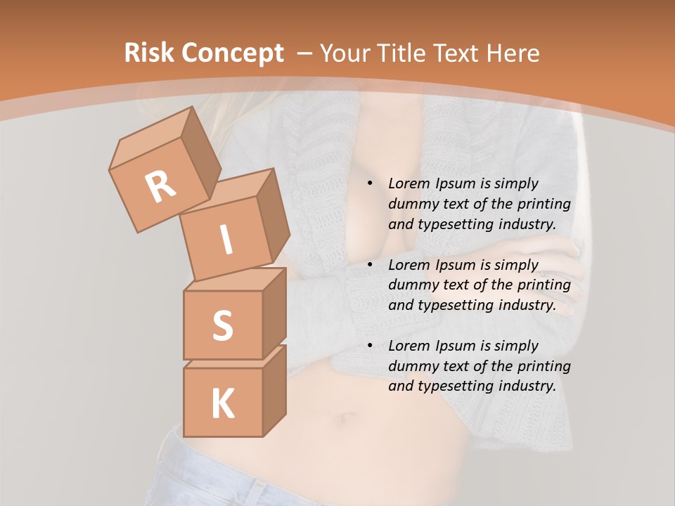 Sexy Smiling Pretty PowerPoint Template