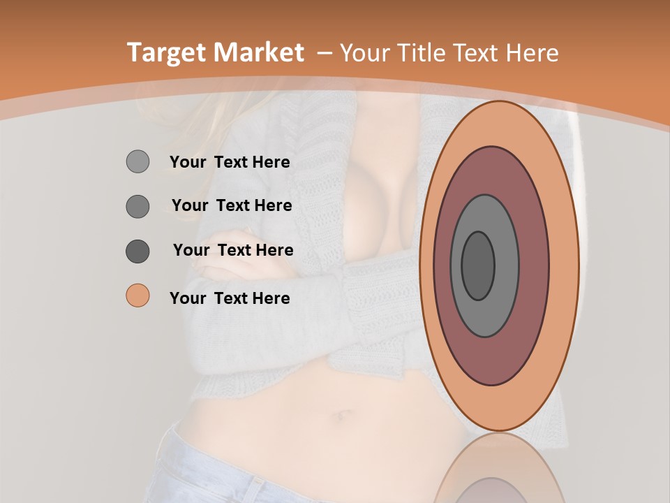 Sexy Smiling Pretty PowerPoint Template