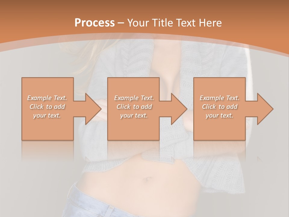 Sexy Smiling Pretty PowerPoint Template