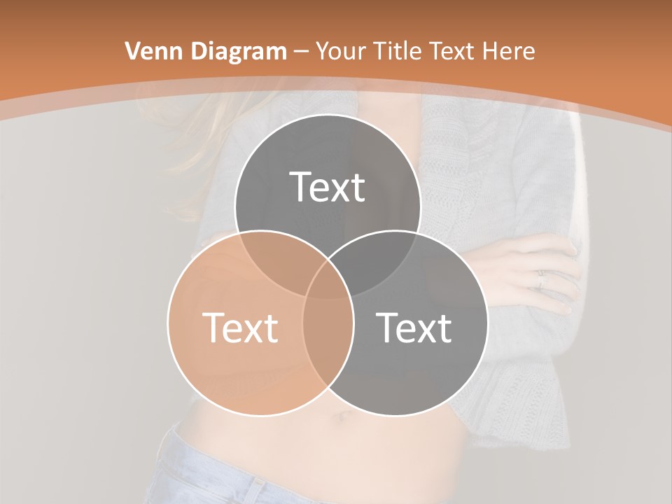 Sexy Smiling Pretty PowerPoint Template