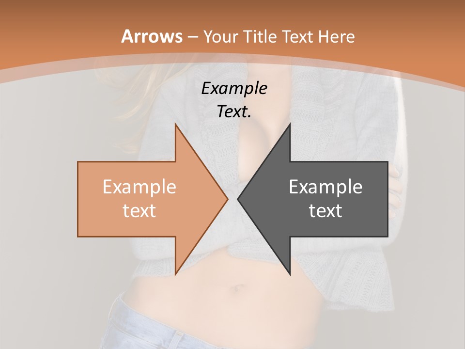 Sexy Smiling Pretty PowerPoint Template