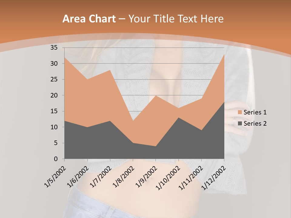Sexy Smiling Pretty PowerPoint Template