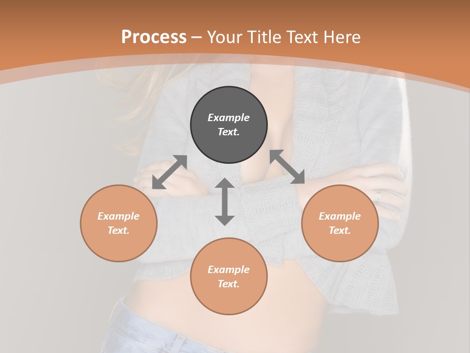 Sexy Smiling Pretty PowerPoint Template