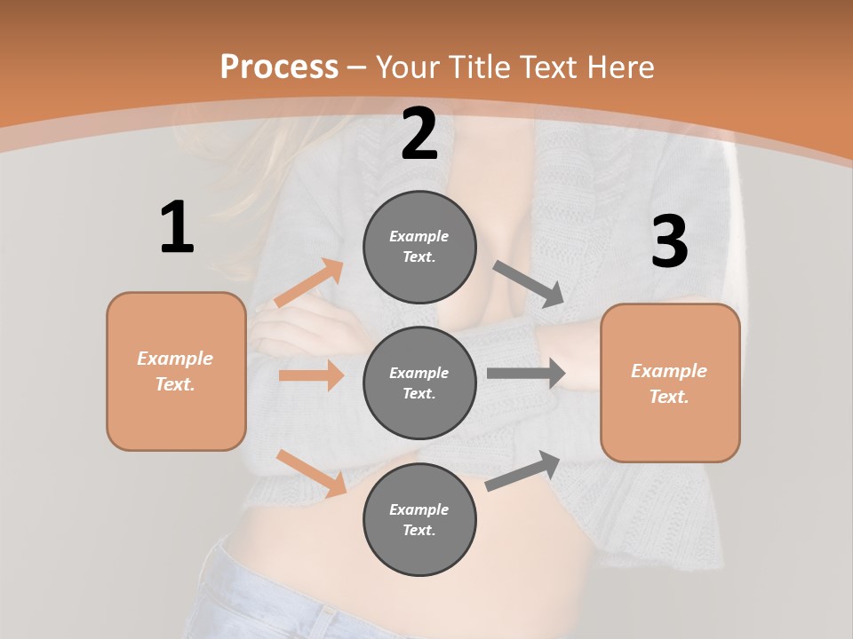 Sexy Smiling Pretty PowerPoint Template
