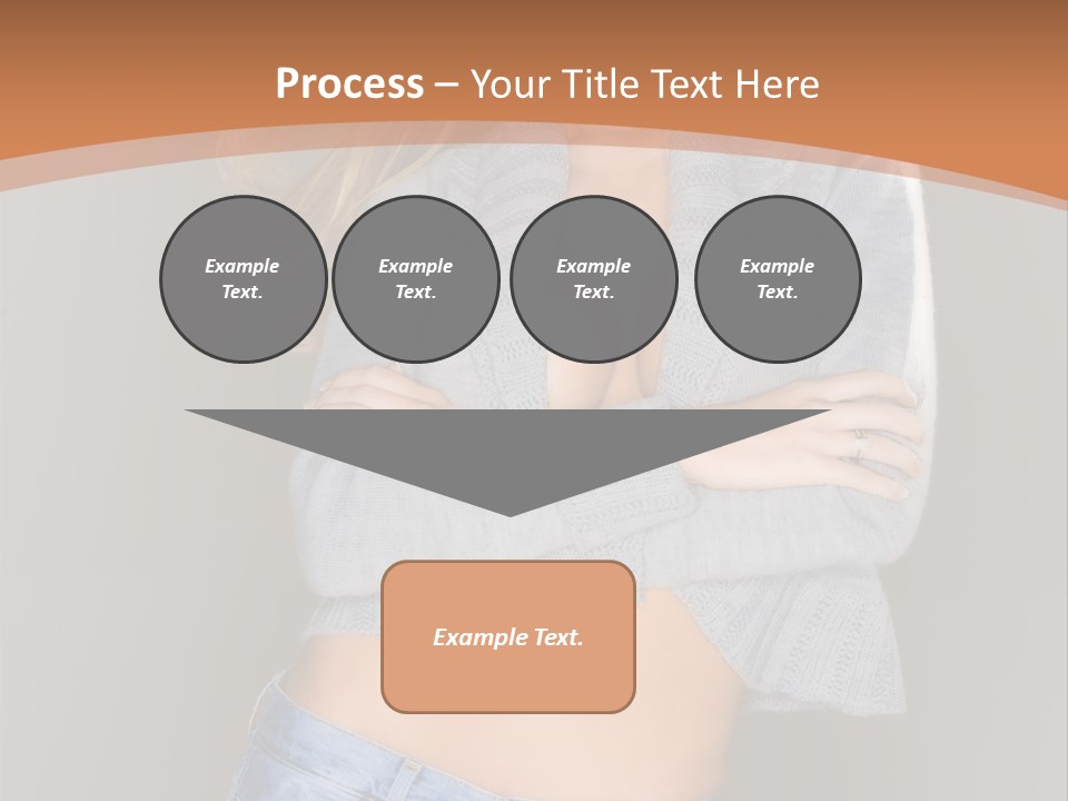 Sexy Smiling Pretty PowerPoint Template