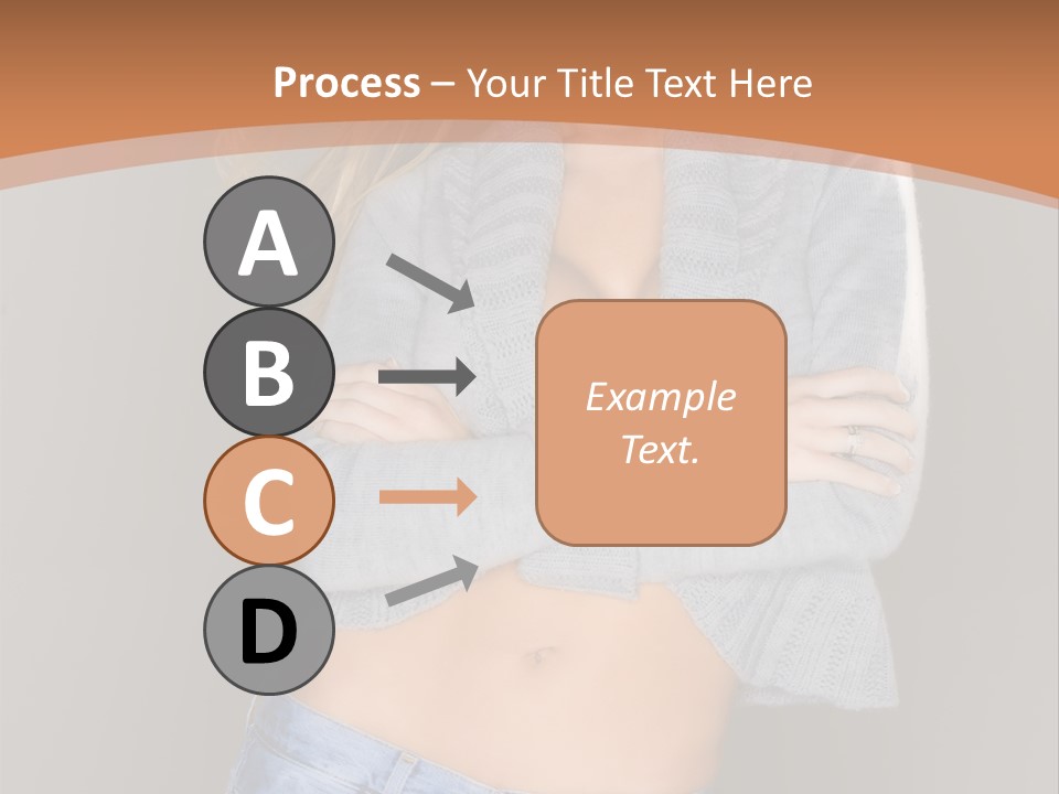 Sexy Smiling Pretty PowerPoint Template