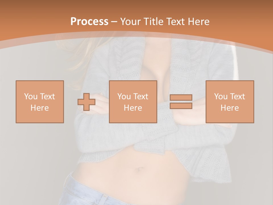 Sexy Smiling Pretty PowerPoint Template