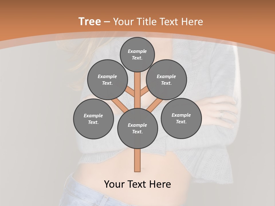 Sexy Smiling Pretty PowerPoint Template