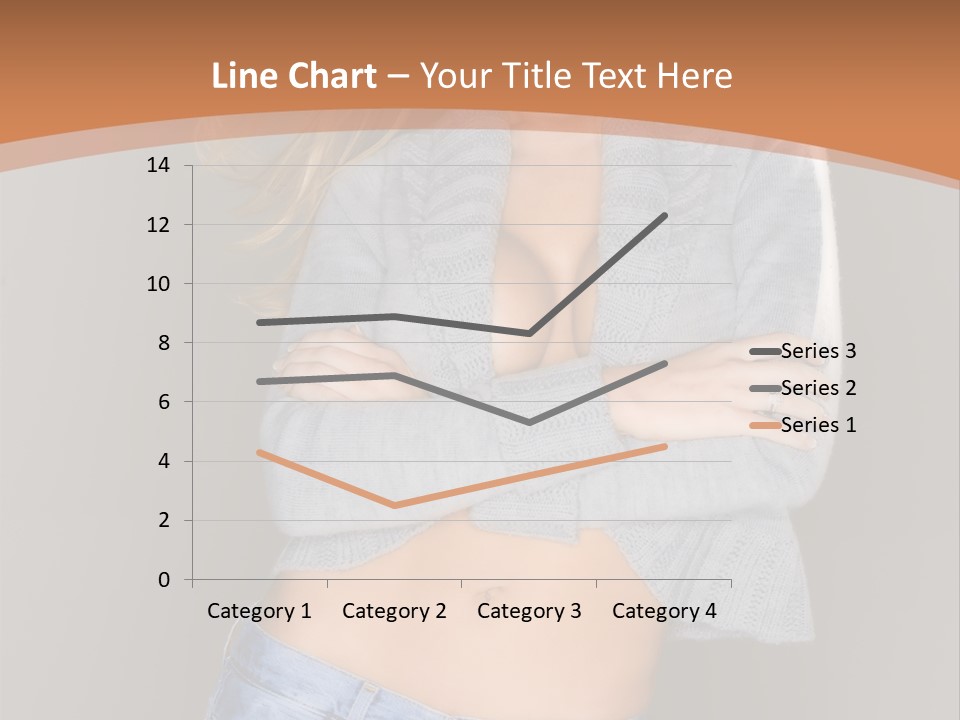 Sexy Smiling Pretty PowerPoint Template