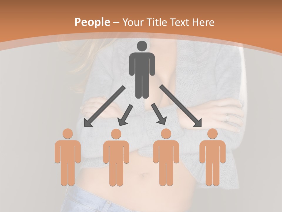 Sexy Smiling Pretty PowerPoint Template