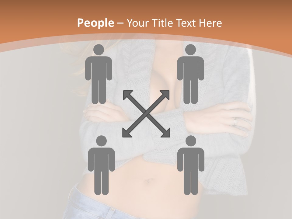 Sexy Smiling Pretty PowerPoint Template