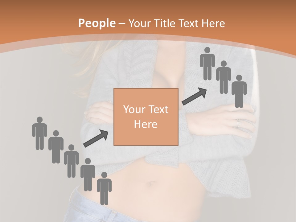 Sexy Smiling Pretty PowerPoint Template