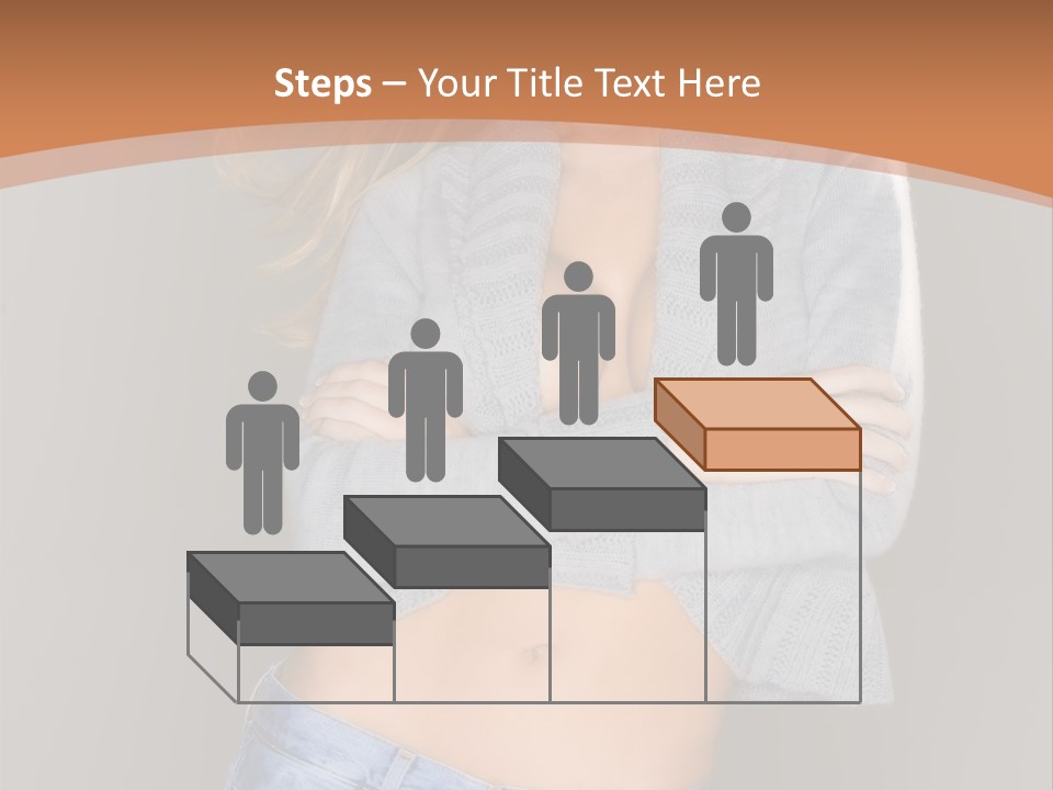Sexy Smiling Pretty PowerPoint Template