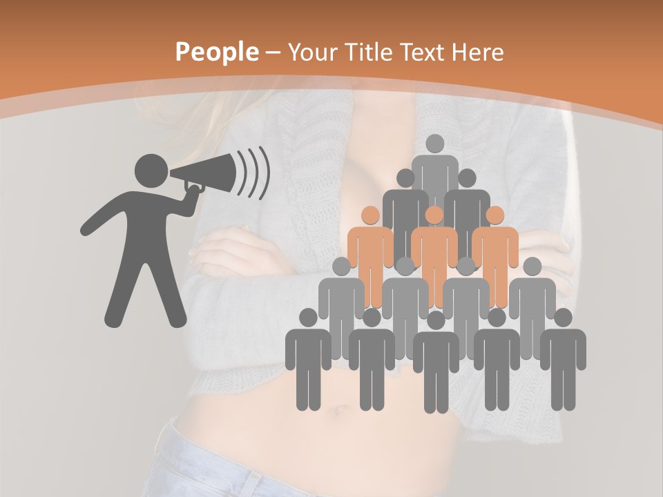 Sexy Smiling Pretty PowerPoint Template