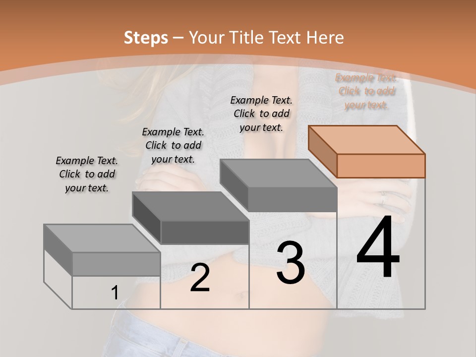 Sexy Smiling Pretty PowerPoint Template