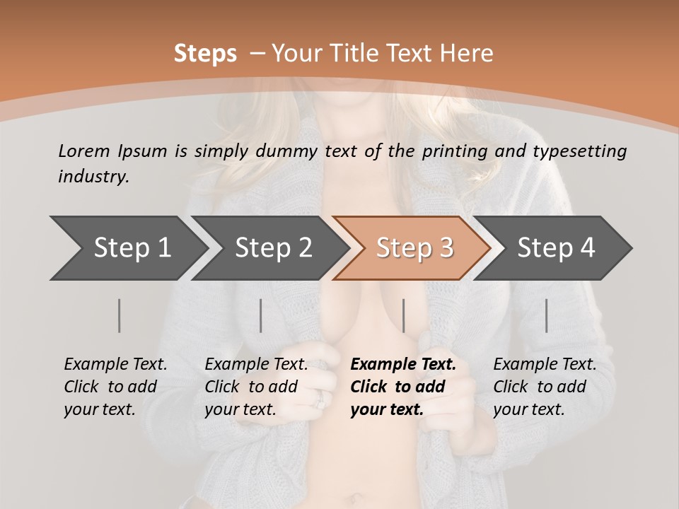 Pretty Sensuality Attractive PowerPoint Template