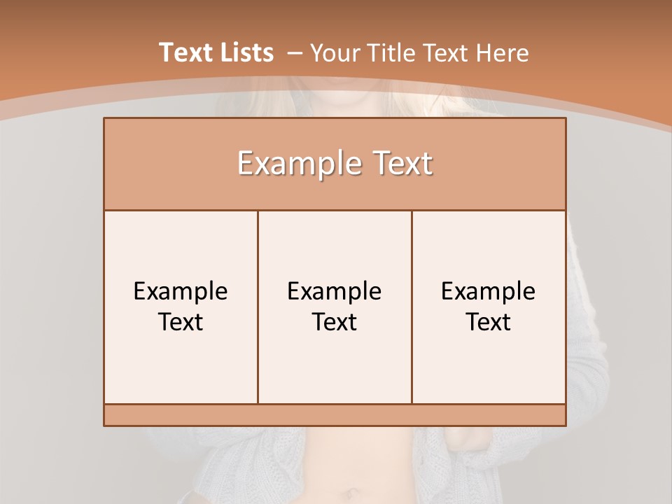 Pretty Sensuality Attractive PowerPoint Template