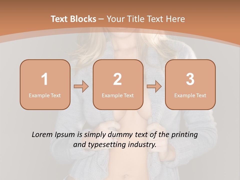 Pretty Sensuality Attractive PowerPoint Template