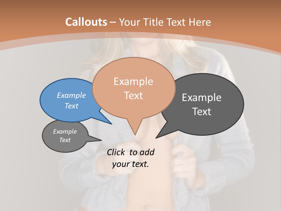 Pretty Sensuality Attractive PowerPoint Template