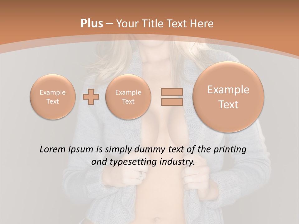 Pretty Sensuality Attractive PowerPoint Template