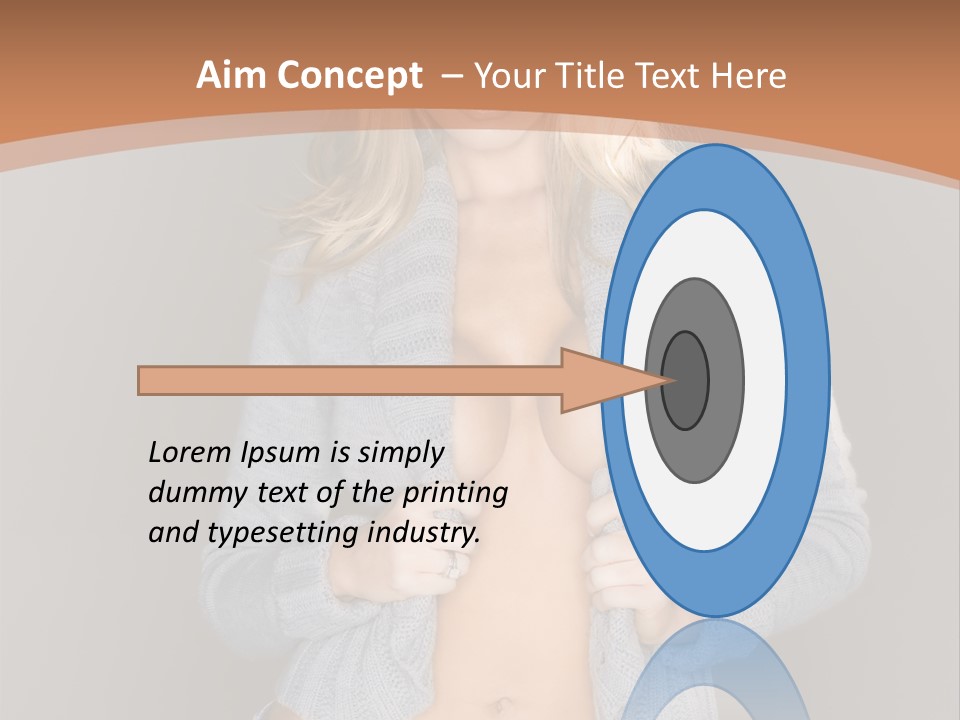 Pretty Sensuality Attractive PowerPoint Template