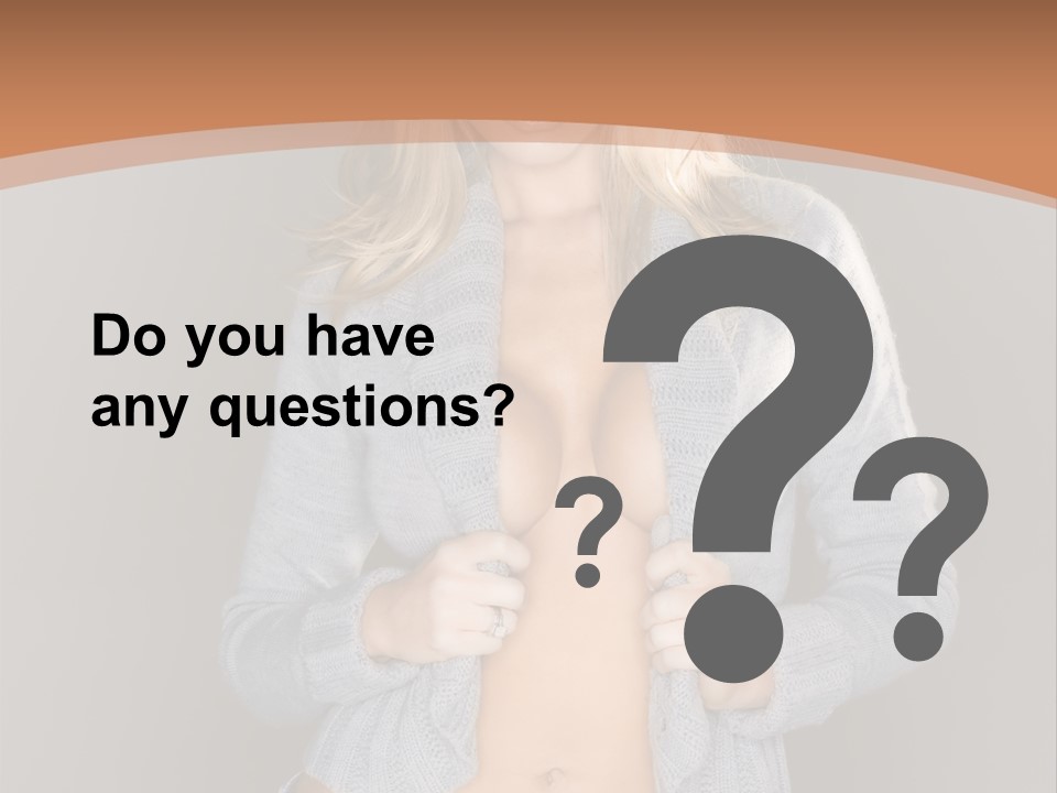 Pretty Sensuality Attractive PowerPoint Template