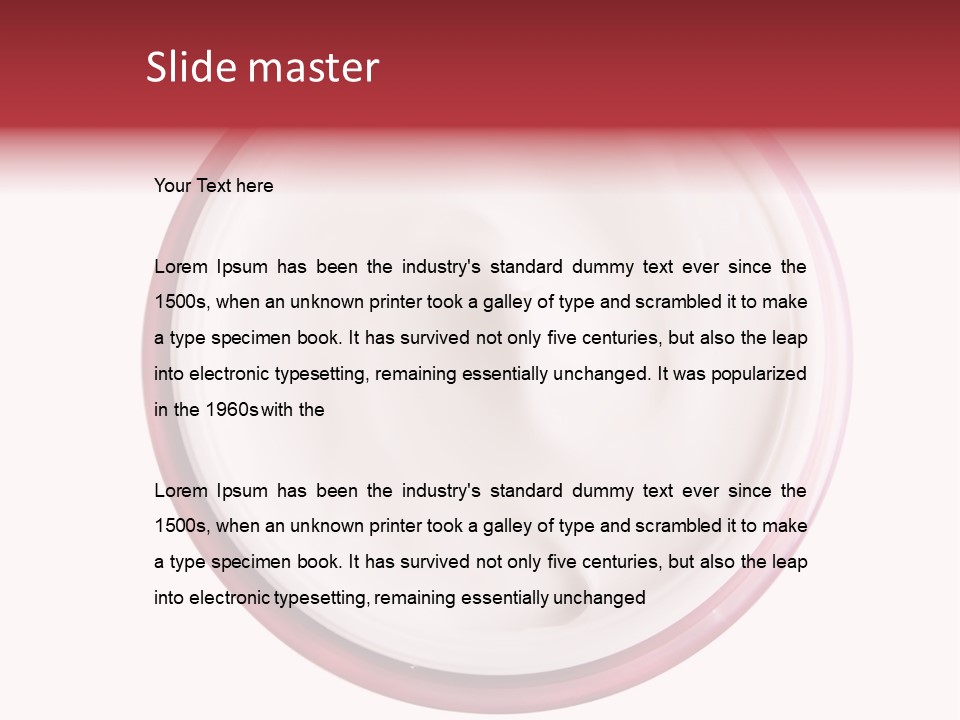 Container Retail Plastic PowerPoint Template