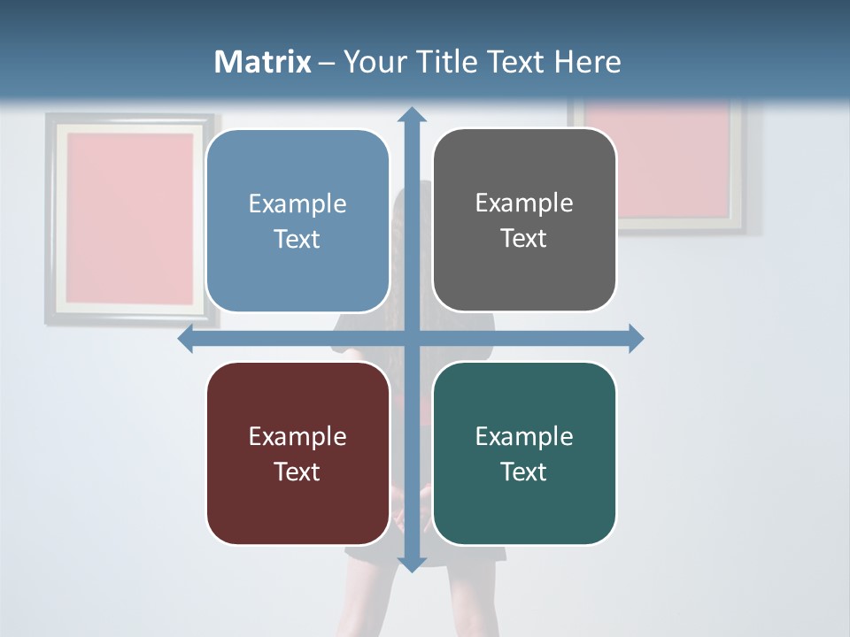 Contemplation Standing Paintings PowerPoint Template