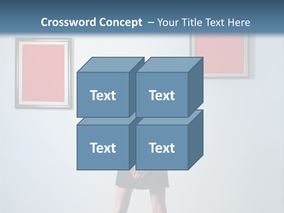 Contemplation Standing Paintings PowerPoint Template