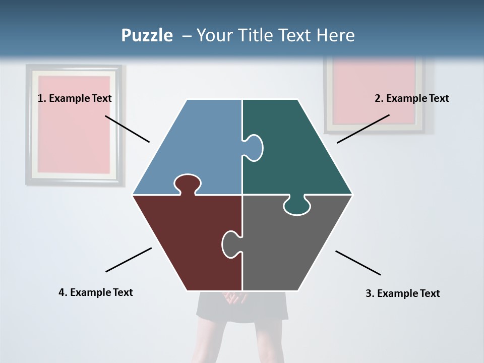 Contemplation Standing Paintings PowerPoint Template