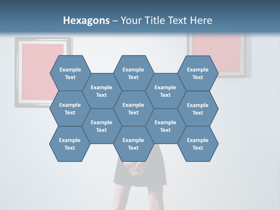 Contemplation Standing Paintings PowerPoint Template