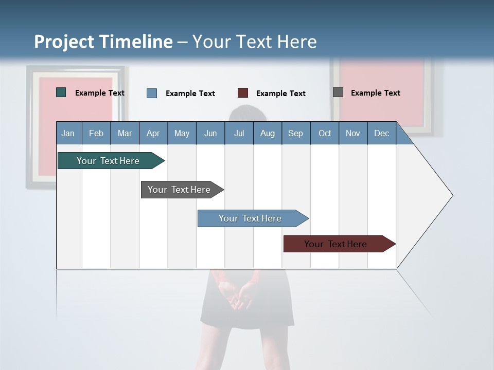 Contemplation Standing Paintings PowerPoint Template