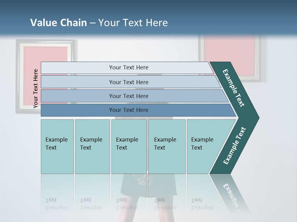 Contemplation Standing Paintings PowerPoint Template