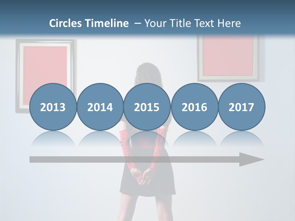 Contemplation Standing Paintings PowerPoint Template