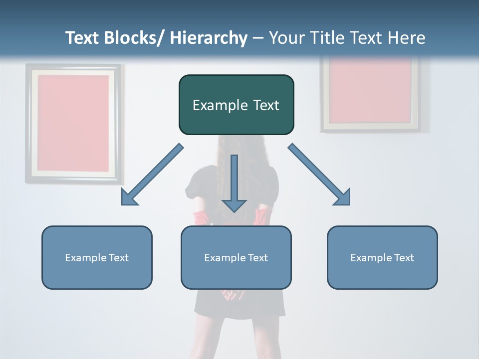Contemplation Standing Paintings PowerPoint Template