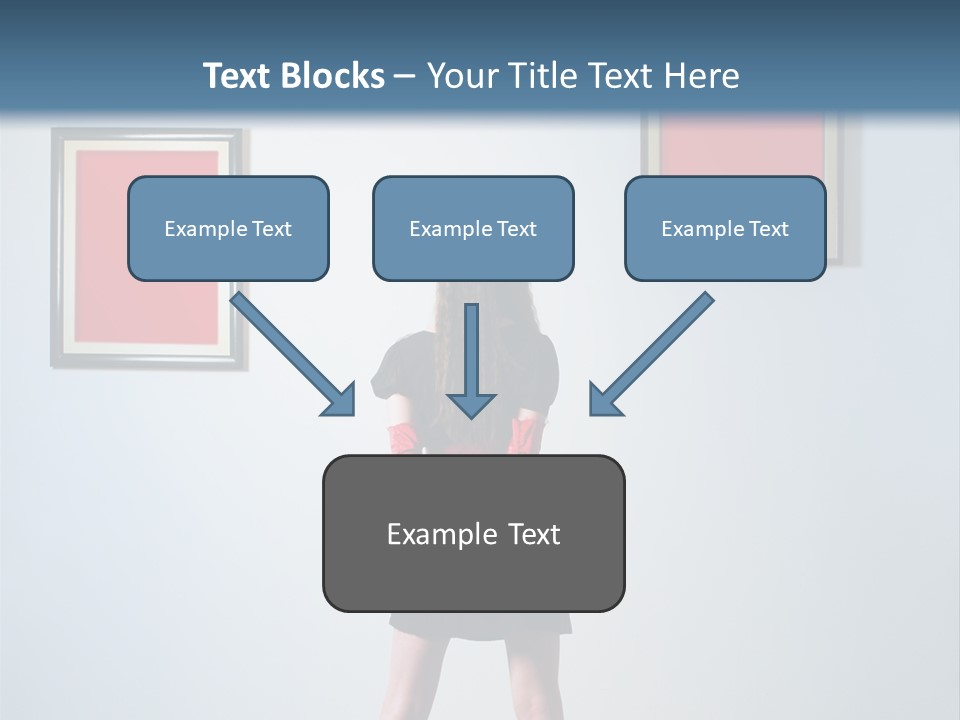 Contemplation Standing Paintings PowerPoint Template