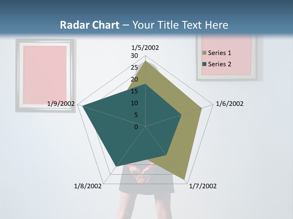 Contemplation Standing Paintings PowerPoint Template