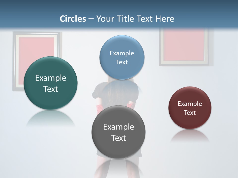 Contemplation Standing Paintings PowerPoint Template