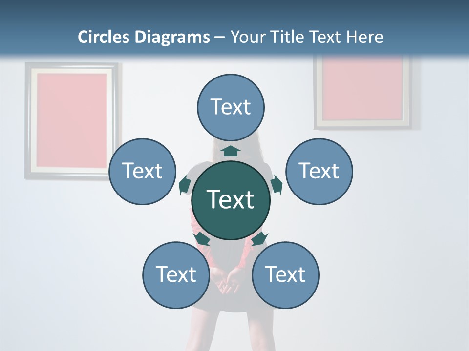 Contemplation Standing Paintings PowerPoint Template