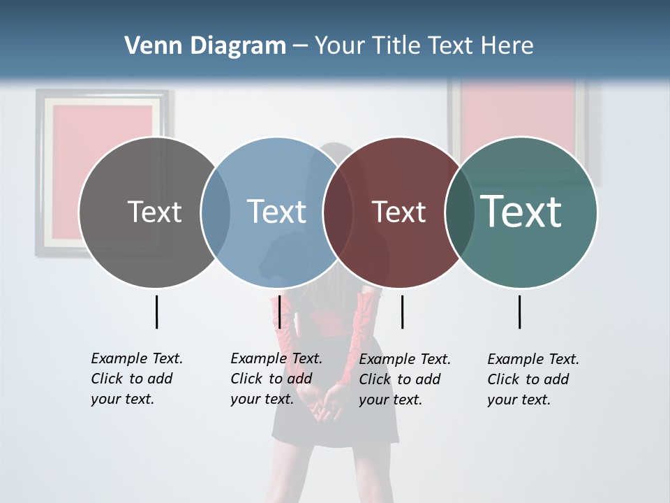 Contemplation Standing Paintings PowerPoint Template