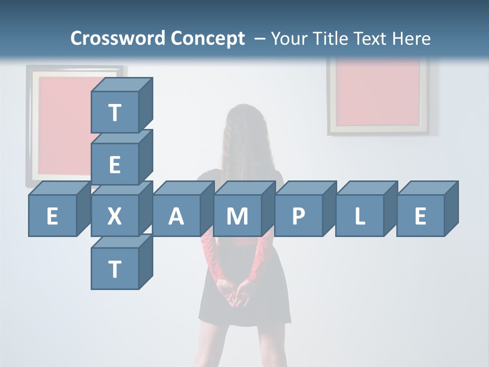 Contemplation Standing Paintings PowerPoint Template