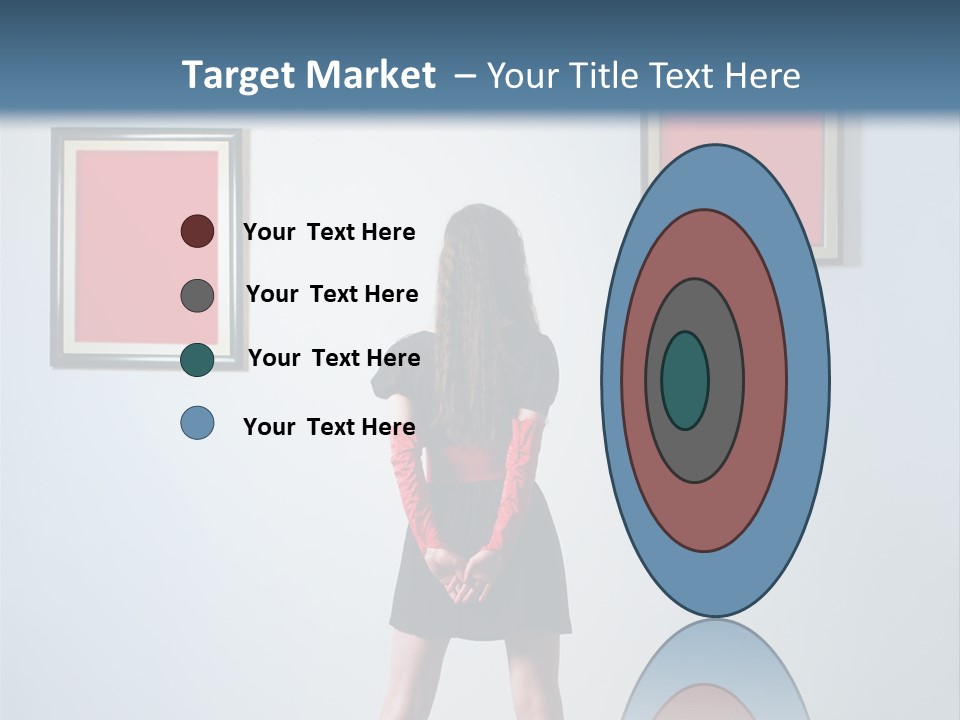 Contemplation Standing Paintings PowerPoint Template