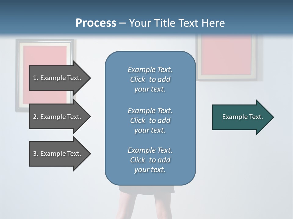 Contemplation Standing Paintings PowerPoint Template