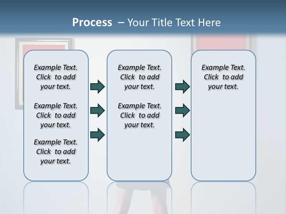 Contemplation Standing Paintings PowerPoint Template
