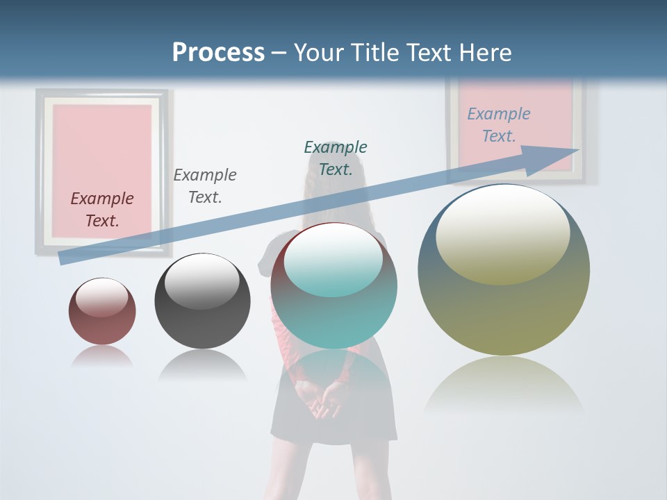 Contemplation Standing Paintings PowerPoint Template