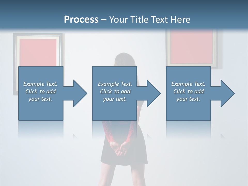 Contemplation Standing Paintings PowerPoint Template