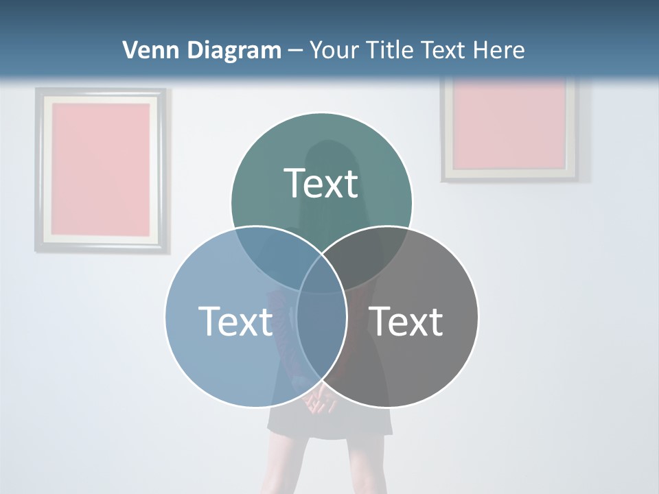 Contemplation Standing Paintings PowerPoint Template