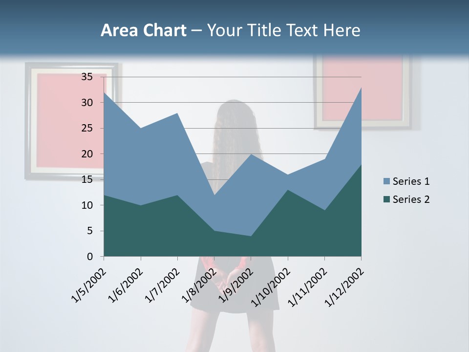 Contemplation Standing Paintings PowerPoint Template